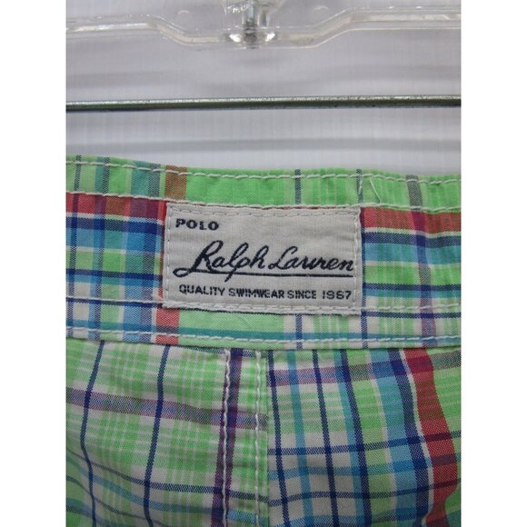 VINTAGE Ralph Lauren Polo Swim Trunks 40 Cargo Board Shorts Beach Swim - Picture 6 of 10